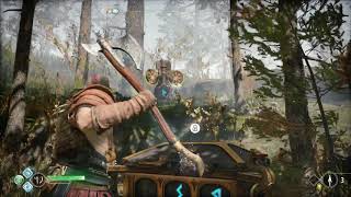 God of War Solve Rune Puzzle Foothills Get Horn of Blood Mead [upl. by Terena360]