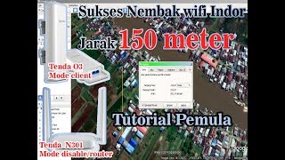 Tutorial Setting Tenda O3 Mode Client dan Tenda N301 Sebagai Router [upl. by Anilat]