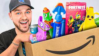 I Bought Every Fortnite Toy On Amazon [upl. by Enirehtacyram]