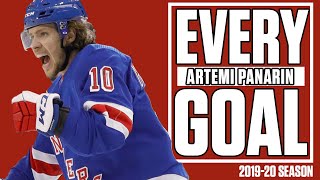 Every Artemi Panarin Goal From The 201920 SeasonSo Far [upl. by Heida]