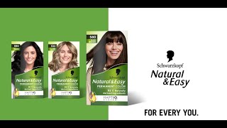 Natural amp Easy  Naturligt färgresultat och ingredienser av naturligt ursprung [upl. by Niala]