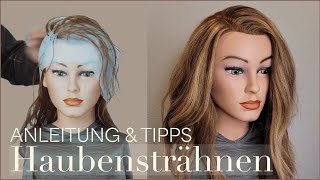 STRÄHNEN mit der KAPPE 💛 Diese einfache Technik trauen sich die meisten zu DIY Anleitung amp Tipps [upl. by Oderfliw721]