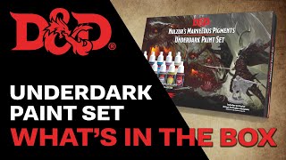 DampD Underdark Paint Set  Whats in the Box [upl. by Gile]