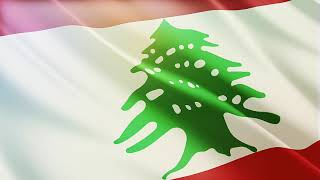 Flag of Lebanon for screensaver Lebanese Flag Wave [upl. by Astor441]