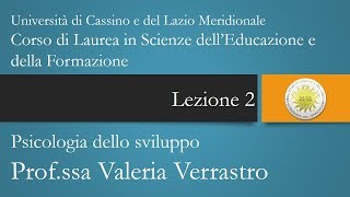 Psicologia dello sviluppo Lezione 2 [upl. by Olenka]