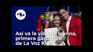 Así recuerda Ivanna primera ganadora de La Voz Kids su paso por el reality  Caracol TV [upl. by Otcefrep]