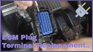 ECM Plug Terminal Replacement [upl. by Neyut]