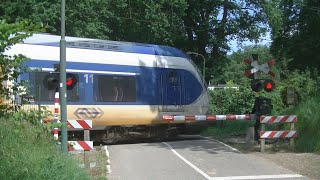 Spoorwegovergang Soest Zuid  Dutch railroad crossing [upl. by Nnairak]