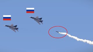 7 minutes ago Ukrainian surfacetoair missile hits Russian MiG29 pilot killed [upl. by Thomajan583]