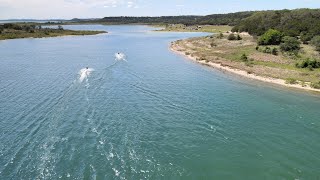 Chasing boats on Stillhouse Lake  4K [upl. by Leonore]