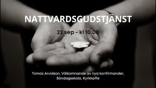 Gudstjänst i kyrkan och digital 22 September 2024 [upl. by Yessej]