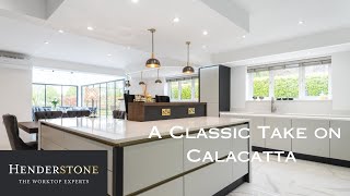 Silestone Calacatta Classic Quartz Worktops  Henderstone [upl. by Torrie]