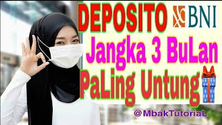 DEPOSITO BNI PALING MENGUNTUNGKAN [upl. by Quintie]