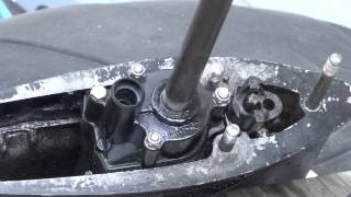 Mercury Outboard Inline Waterpump Replacement Part 1 [upl. by Ben]