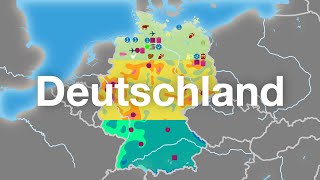 Deutschland  Überblick in Karten [upl. by Oirasan]