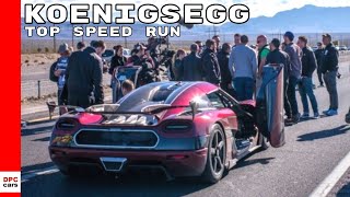 Koenigsegg Agera RS World Record Top Speed amp 04000 Run [upl. by Kerry126]