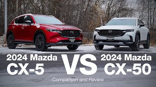 2024 Mazda CX50 vs CX5  Comparison and Review [upl. by Thanh]