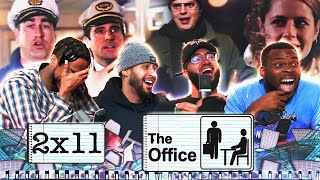 The Office 2x11 quotBooze Cruisequot ReactionReview [upl. by Aehtorod159]