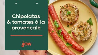 Recette de Chipolatas amp tomates à la provençale [upl. by Ahsekad443]