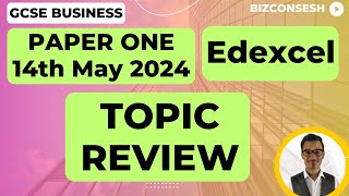 Topic Review for Paper 1  Edexcel GCSE Business [upl. by Zeuqram773]