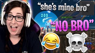 Thirsty Guys 1v1 For My Snapchat amp Get MAD at eachother Fortnite Squad Fills [upl. by Elsbeth]