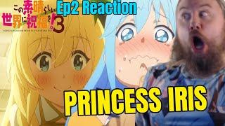 KonoSuba Season 3 Episode 2 Reaction Princess Iris [upl. by Hales57]