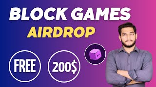 Block Games Airdrop Full Guide  HOW TO GET FREE BLOCK TOKEN AIRDROP 2024 [upl. by Durkee513]