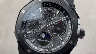 Audemars Piguet Royal Oak Perpetual Calendar 26579CEOO1225CE01 Audemars Piguet Watch Review [upl. by Nodyarb886]