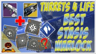 Best Stasis Warlock Turret Build Bleak Watcher Build  Turrets 4 life  Destiny 2 [upl. by Ajnat]