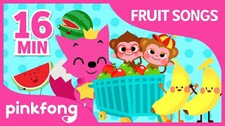 Pinkfong Fruit ABC and more  Fruit Songs  Compilation  Pinkfong Songs for Children [upl. by Ardle]