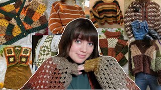 FALL CLOTHING crochet ideas with patterns beginner friendly [upl. by Vevay]