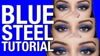 BLUE STEEL Makeup Tutorial [upl. by Helman]