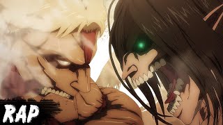 Eren vs Reiner  Shingeki no Kyojin Rap Final Season  Kballero Prod Didker [upl. by Martie644]