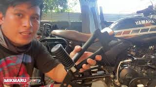 Diy rear footrest for yamaha ytx125 bukidnonmyhome diy yamahaytx125 [upl. by Erdei]