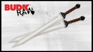 Gladiator Warrior Twin Sword Set and Sheath [upl. by Ark]