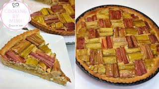 TARTE A LA RHUBARBE LA RECETTE INRATABLE ET FACILE À FAIRE [upl. by Esiuqcaj]