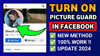 How to Enable Profile Picture Guard in Facebook  New Steps 2024 [upl. by Grew]