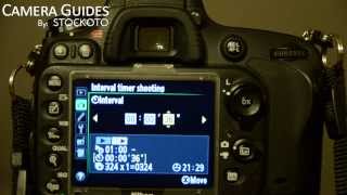 How to set Interval Timer mode on a Nikon D600 [upl. by Colet]