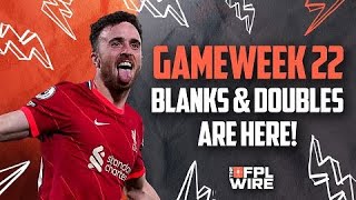 Blanks amp Doubles Planning  FPL Gameweek 22 Pod  The FPL Wire  Fantasy Premier League Tips 202324 [upl. by Kiehl]