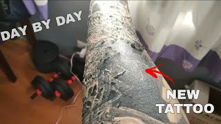 FOREARM TATTOO HEALING PROCESS  DAY BY DAY [upl. by Lemuel]