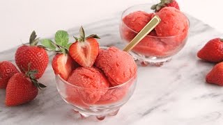 How to Make Strawberry Sorbet  Episode 1067 [upl. by Kristo]