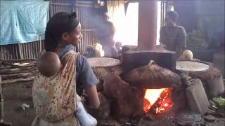 Injera making at Bahir Dar University [upl. by Tennos889]