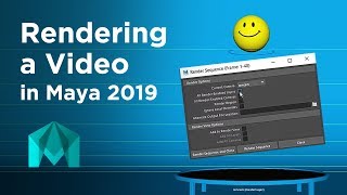 Rendering a Video Animation in Maya  Tutorial [upl. by Akiemat]