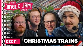 Christmas Trains  w Spiff Lewis amp Friends  Jingle Jam 2023  Day 1  01122023 [upl. by Johiah]