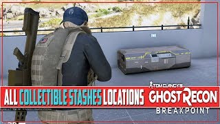 Ghost Recon Breakpoint All Stashes Collectible Locations Guide [upl. by Thar]