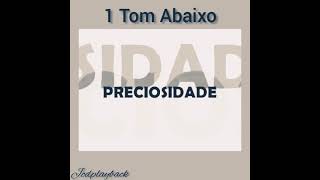 Preciosidade 1 Tom Abaixo Playback 🎶 Damares [upl. by Atis]