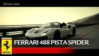 Ferrari 488 Pista Spider  Official Video [upl. by Kcirdahs542]