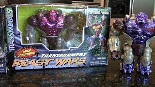 Unboxing Optimus Primal Transmetals Pink  Purple Rare Variant Beast Wars [upl. by Nnaer]