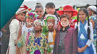 Ethnic Groups In Guyana Amerindians [upl. by Etiuqram]