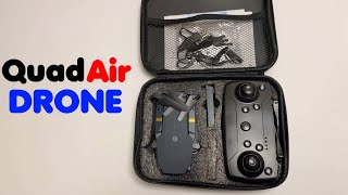 QuadAir Drone Setup Flight and Review [upl. by Ahtaela]